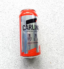 4 EMPTY BEER CAN CARLING 10 FOOTBALL CUP, ESTRELLA DAMM, EFES PILSNER, HEINEKEN