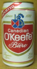 CANADIAN O’KEEFE BIERE 12oz 355ml Beer CAN Molson Brewery, Vancouver CANADA 1/1+