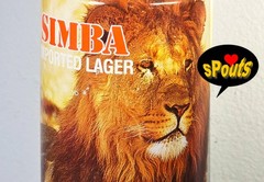 SIMBA #2 LEOPARD AFRICAN WILDLIFE GAME BEER CAN BIG WILD CAT SWAZILAND DARIEN CT