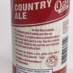 EMPTY 2022 Oast House Barn Raiser Ale Tall Boy Beer Can Niagara-On-The-Lake ON