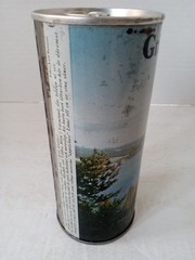 GRANGES FATOL II B Beer Can 16 oz Steel Pull Tab Scenic Set Can SWEDEN 1970s