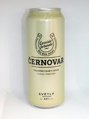 Empty Beer Can CERNOVAR Svetle 500 ml. Czechia 2022 Bottom Open!