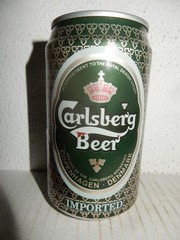 1990 WORLD CUP FOOTBALL SOCCER CARLSBERG Beer can from ITALY (330ml) Empty