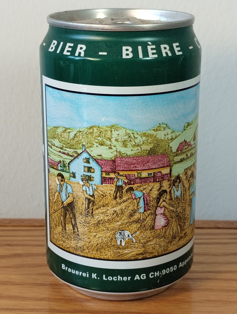 Switzerland Swiss Naturperle Lager Appenzeller Bio 330 ml Beer Can