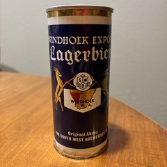 Windhoek Lagerbier Beer Can – South Africa – Steel – 450 ml – 16 Oz @1970’s