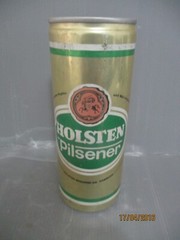 Holsten Pilsener beer : 500ml empty can, Germany made, top opened, 1993