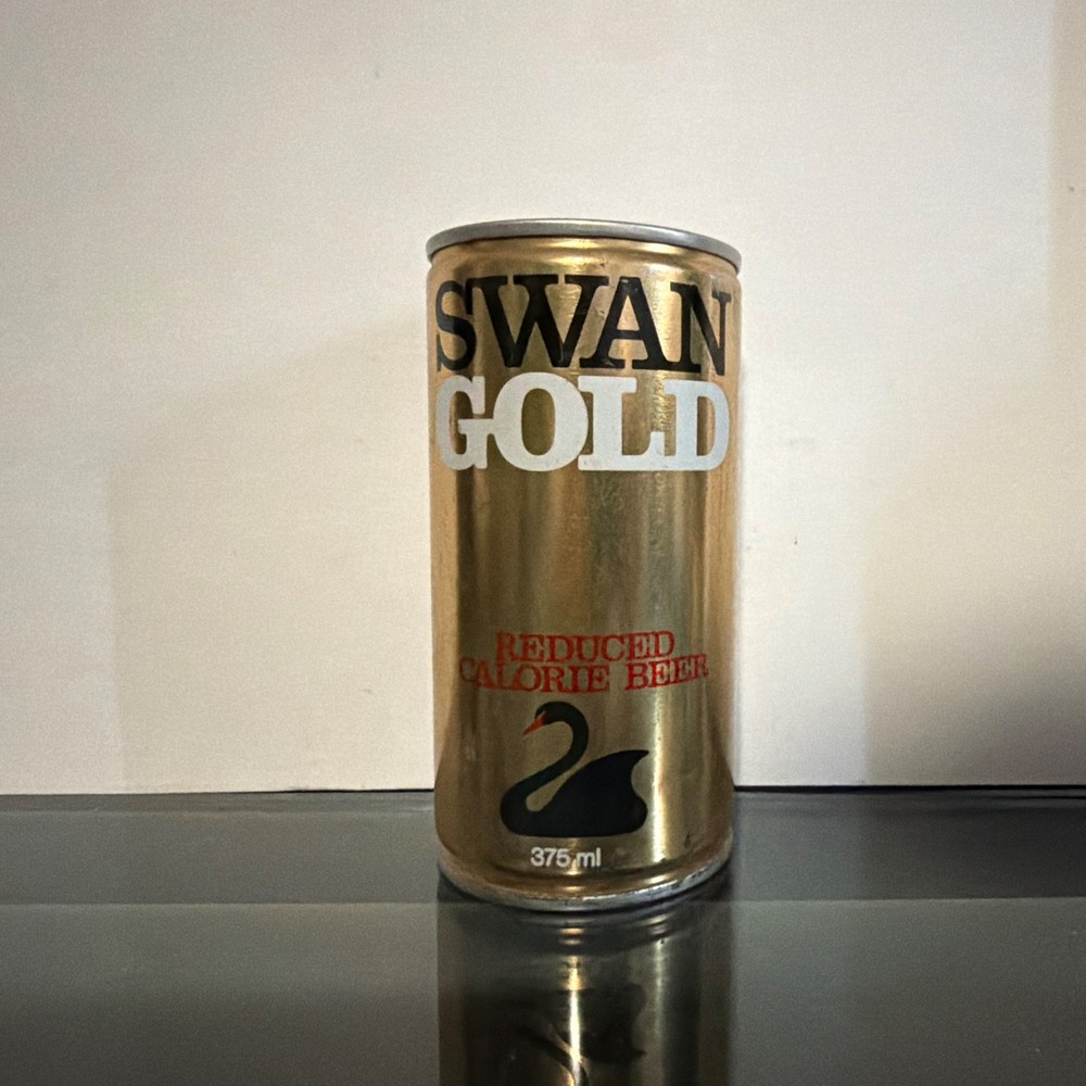 Swan Gold Lager Beer Can 375 mL Pull Tab Beer