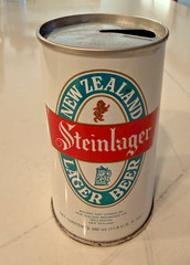 Steinlager New Zealand Lager Beer Can 1970s-1980s, Empty for Display Only