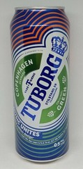 Empty Beer Can TUBORG GREEN Music Unites 500 ml. Ukraine 2021 Bottom Open! 🇺🇦