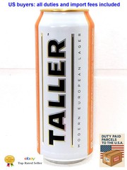 TALLER Lager Empty Beer Can 500ml Ukraine 2026 Bottom Open Collectible
