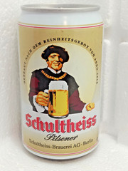 Empty Beer Can SCHULTHEISS 330 ml. Germany 1994 Top Open!