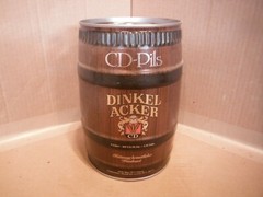 DINKEL ACKER CD~PILS EMPTY 5 LITER MINI BEER KEG~GERMANY #314