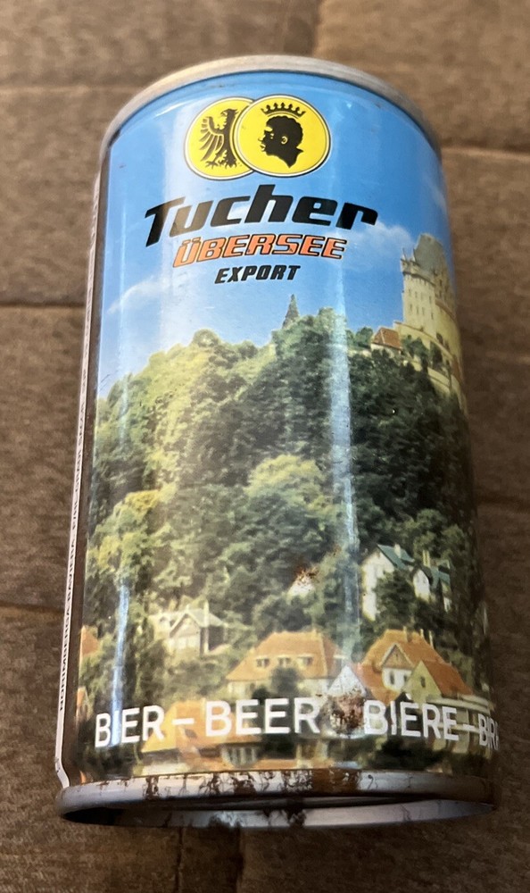 Tucher Ubersee 330ml beer can COBURG SCENE