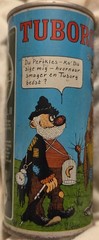 Tuborg Cartoon Beer Can – Denmark – 4.5 cl – 16 Oz @1970’s B Variation