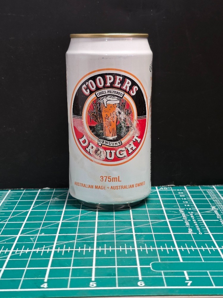 COOPERS DRAUGHT 375ML BEER CAN B/O AUSTRALIA DAY JANUARY 26 (TRAY 16)