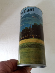 GRANGES FATOL IIB Beer Can 16 oz Steel Pull Tab Scenic Set Can SWEDEN 1970s