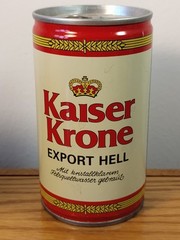 Kaiser Krone Export Hell Bier Beer Can 330ml Steel Neuhaus Germany