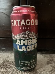 Patagonia Amber Lager Beer Can Cervesa Argentina Empty Tall Boy International