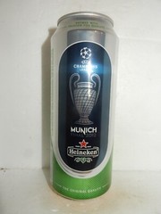 2012 CHAMPIONS LEAGUE MUNICH HEINEKEN Beer can from HOLLAND for EXPORT (50cl)