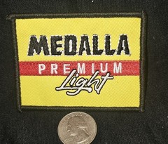 Cerveza Medalla Light, Puerto Rico, Parcho. ( Cuadrado).