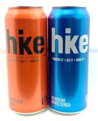 Empty Beer Cans HIKE 500 ml. Ukraine Obolon 2023 Set Empty Beer Cans Bottom Open