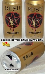 EMPTY BEER CAN 2022 RUSH ROCK MUSIC BAND 2nd HENDERSON TORONTO CANADA GEDDY LEE