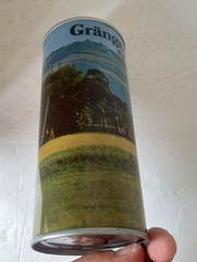 GRANGES FATOL IIB Beer Can 16 oz Steel Pull Tab Scenic Set Can SWEDEN 1970s