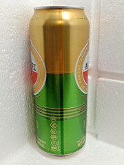 Empty Beer Can AMSTEL First Private Brewery 500 ml. Ukraine 2023. Bottom open!