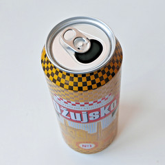 Empty 2018 Ožujsko / Ozujsko Beer can – 500 ml/16.9 fl oz – TOP opened (Croatia)
