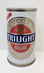 TRILIGHT Extra Light Beer Cans 6 Pack w/ Cardboard Carrier Carling O’Keefe VG