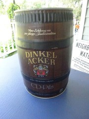1970’s Dinkel Acker 5 Liter Empty Mini Keg Can, Germany