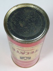 Cerveza Tecate 16 Oz Top Opened Straight Steel Beer Can Half Quart Pull Tab
