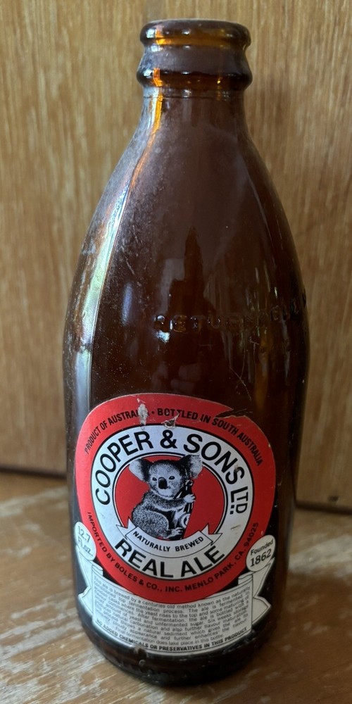 Cooper & Sons Ltd. Naturally Brewed Real Ale Koala Label South Australia