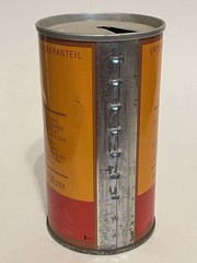 Schultheiss Malz Vollbier empty beer can, straight steel, Germany, OI on lid