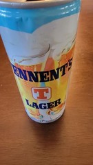 Tennent’s Lager Beer Can – Sylvia – UK – Steel – 15.5 Ounce – Empty