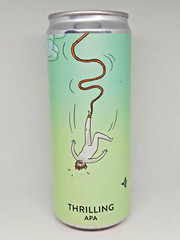 Empty Beer Can VARVAR Thrilling Apa 330 ml. Craft Beer Ukraine 2021 Bottom Open!