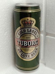 TUBORG Vintage Empty Beer Can 500ml Denmark 1994 Top Open Collectible