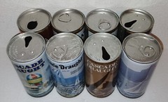 EMPTY Nice set 8 Australian beer cans from Cascade Draught SSteel 370ml