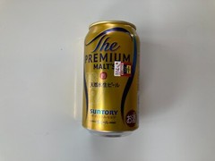 Empty beer Can Suntory Premium Malt’s New design Japanese brewery from JP