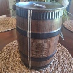 DINKEL ACKER 5-Liter beer can. **NICE ** Good condition with stoppers