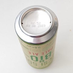 Empty 2022 Pécsi Bio Pale Ale Beer can; 500 ml/16.9 fl oz; BOTTOM (Hungary)