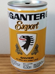 Ganter Export Bier Beer Can 330ml Ottweiler Brauerei Western Germany Aluminum