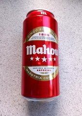 x4 EMPTY BEER CANS MARTINEZ ENGLAND, MAHOU MADRID, BLACK LABEL, BALTAS LITHUANIA