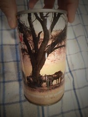 LION LAGER BEER 11.5 OZ ROUND EDGE STEEL CAN SOUTH AFRICAN WILD LIFE SERIES #7