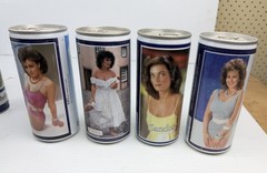 Tennent’s Lager Beer Can Collection 4 Models 440 Ml Bottom Opened Girls