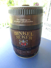 1970’s Dinkel Acker 5 Liter Empty Mini Keg Can, Germany
