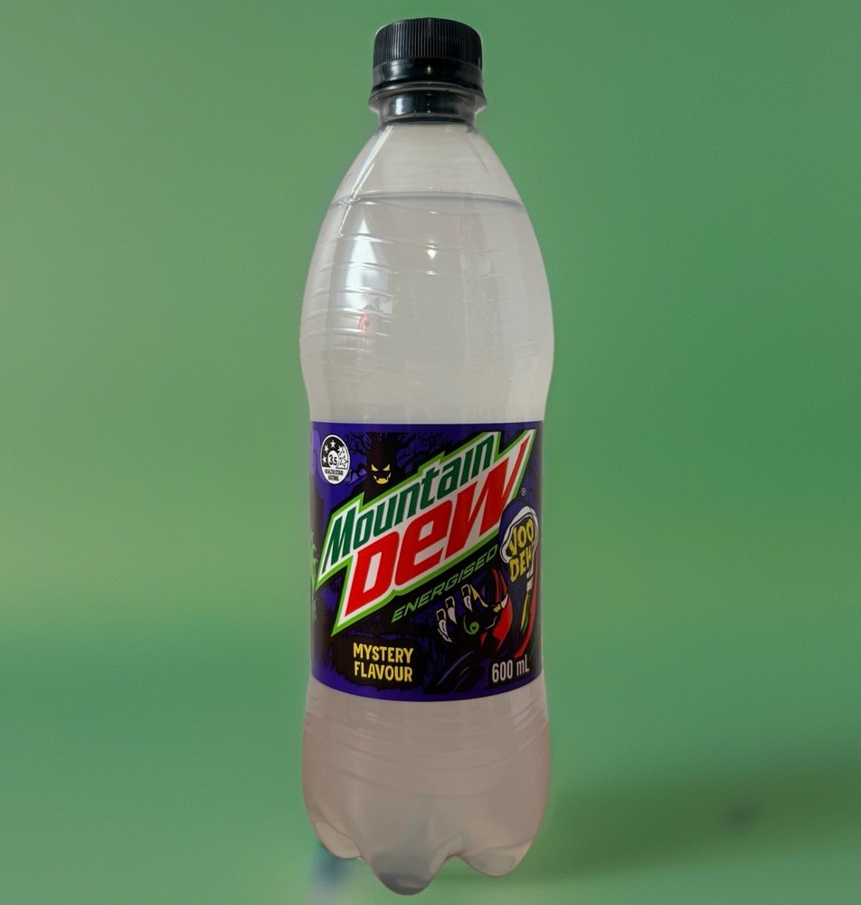 Mountain Dew VooDoo Energized 2025 Australian Exclusive Mystery Flavour 600ml