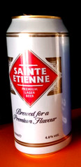 x3 EMPTY 440/500ml BEER CANS BUDWEISER BUDVAR CZECH, SAINTE ETIENNE & GALAHAD UK