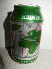 2000 MILLENNIUM Planner HEINEKEN Shaped Beer can from FRANCE (330ml) Empty !!
