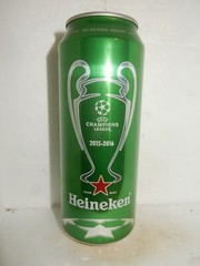 2015 HEINEKEN CHAMPIONS LEAGUE Beer can from HOLLAND for EXPORT (50cl) Empty !